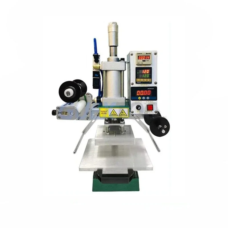 

Fully Automatic Paper Hot Stamping Machine Pneumatic Digital Bronzing Machine For PVC Book Leather Wood LOGO Brand Hot Pressing