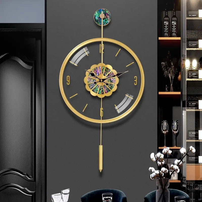 Premium Gold Wall Clocks Vertical Unique Nordic Modern Design Luxury Wall Clocks Living Room House Zegar Sciennny Bedroom Stuff