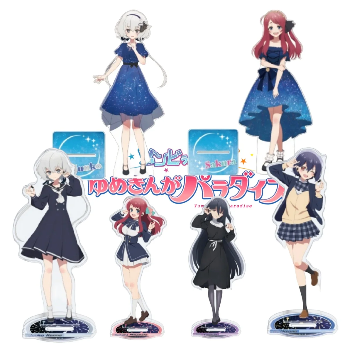 Figura de Acrílico de 15 cm de Sakura Minamoto de la Saga Zombie Land, Llavero con Colgante de Ídolo Zombi, Adorno para Escritorio, Regalo