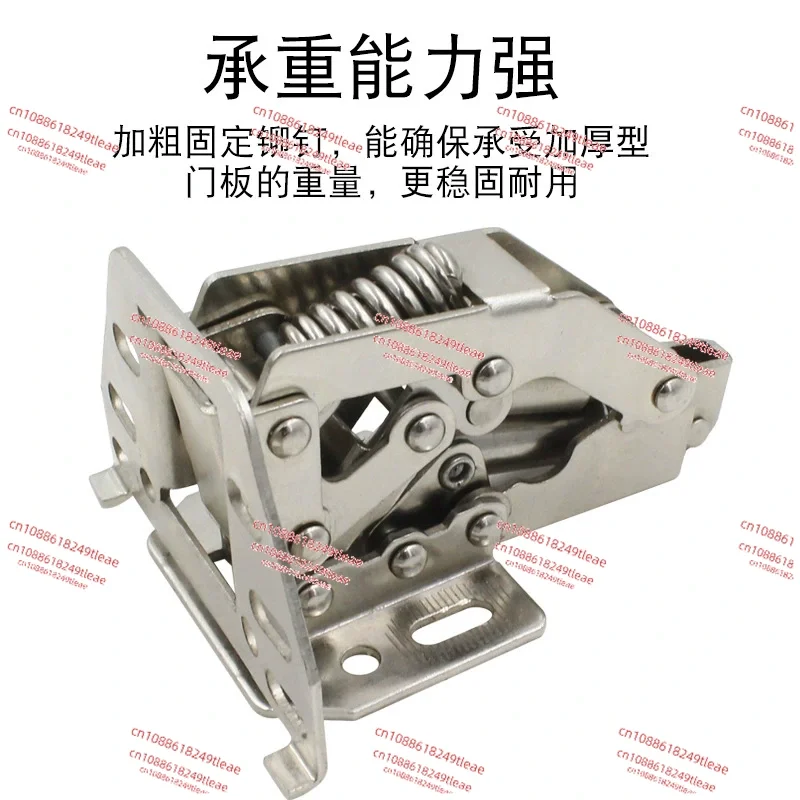 RV modification accessories, RV cabinet door hinge, surface mounted 4-inch bridge hinge, 90 degrees without opening grooves