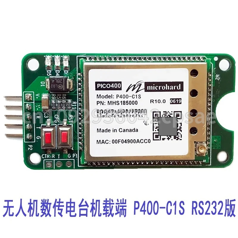 Microhard P400-C1S Module Encrypted Data Transmission Radio 100 Kilometers UAV Aerial Photography Robot
