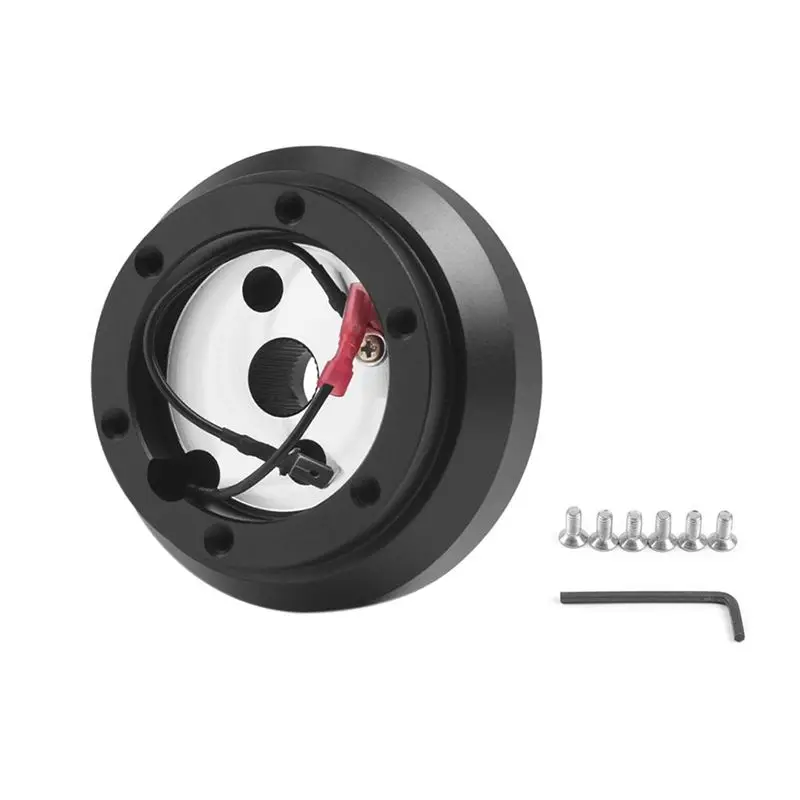 

Stable-Steering Wheel Short Hub Adapter Boss Kit Black Parts Accessories For Nissan 200X 300ZX S13 S14 140H Infiniti G20