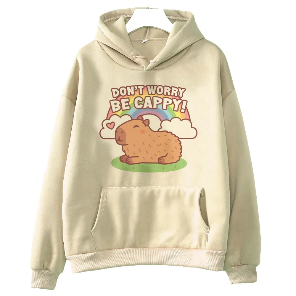 Capybara hoodie athleisure anime printed design comic youthful winter women sweatshirts hoddie graphic patterned comic