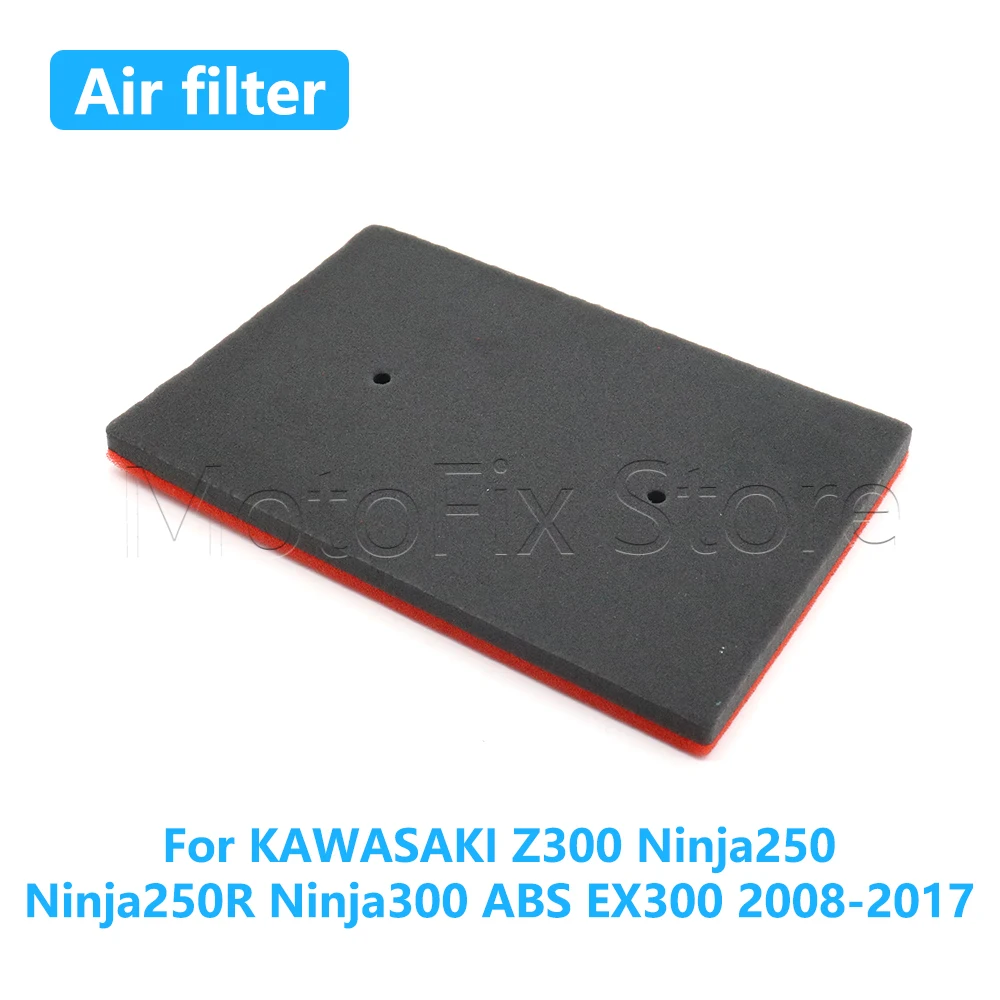 

Motorcycle Air Filter Intake Cleaner For Kawasaki NINJA 250R 250 300 Z300 ABS EX300 ZX250R NINJA 250 NINJA ABS SE 2008-2017