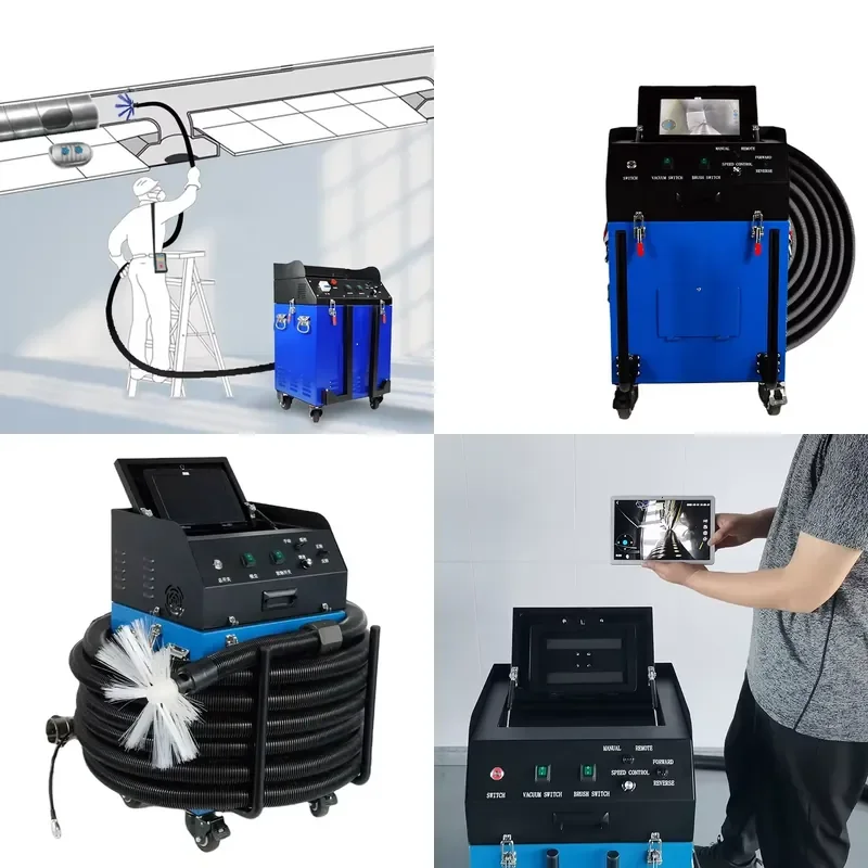 KT-836 Ventilated Vacuum Cleaner with HD Screen Remote Brush Control and 15m Standard Hose for Home Cleaning