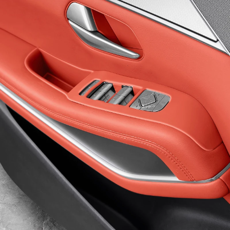 ل BYD سيليون 8 تانغ L DM/EV 2025-2026 باب رفع نافذة لوحة بطانة حماية من السيليكون صندوق تخزين المضادة للخدش حماية الملحقات #4