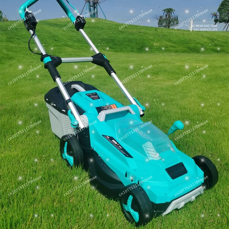40V Lithium Battery Household Small Electric Lawn Mower Garden Multi-Functional Grass Trimmer