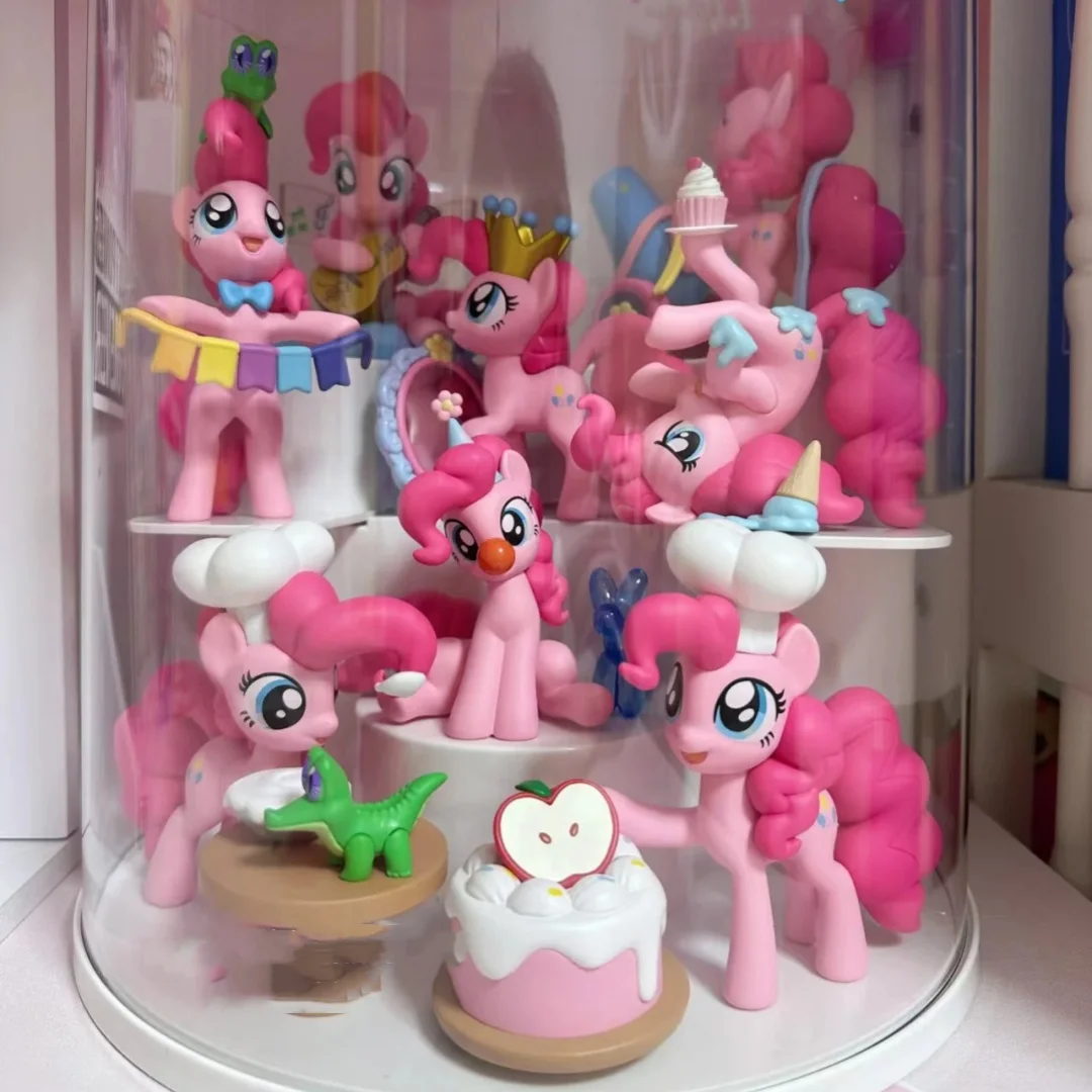 

In Stock New My Little Pony Party Moment Series Blind Box Kawaii Pinkie Pie Figure Toy Desktop Ornaments Girls' New Year Gift