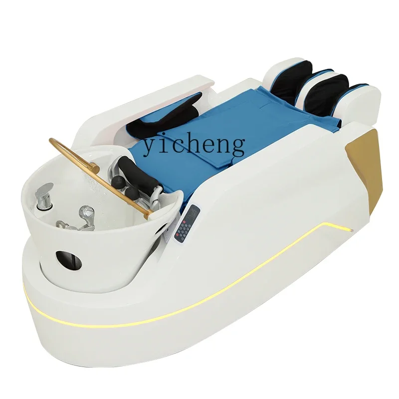 YY High-End Automatic Intelligent Electric Massage Shampoo Bed Barber Shop for Hair Salon