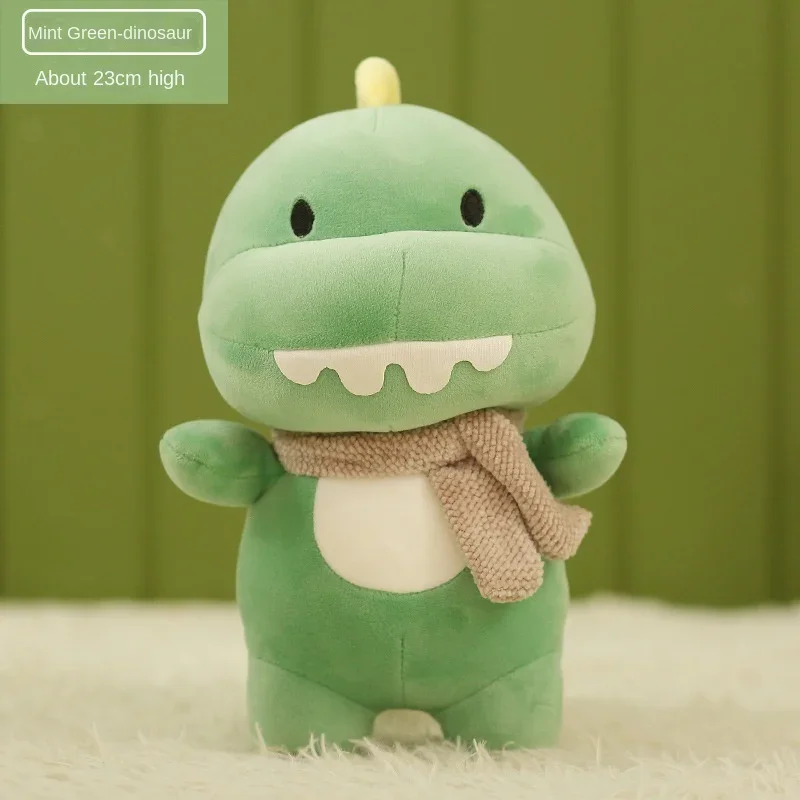 Cute Dinosaur Stuffed Plush Toy Little Lion Doll Soft Children\'s Toy Birthday Gift Small Pig Toy Plush Hippopotamus Toy