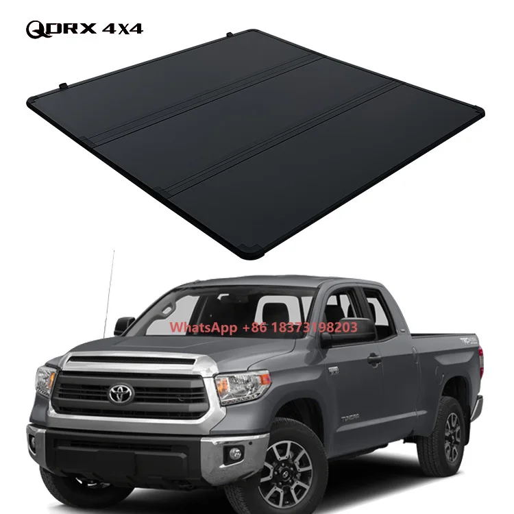 New Design Pickup Truck 4X4 Hard Tri-Fold Aluminum Bed Cover Tonneau Cover for Tundra