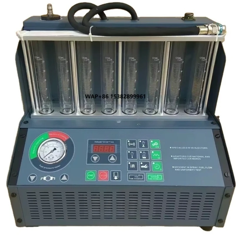 

Fuel Injector Cleaning and Tester Machine for All Kind of MPI Cars with Ultrasonic Device and Connector That Support Almost All