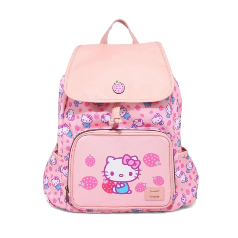 Hellokity Backpack Flip Style Cartoon Cute Outdoor Travel Bag Birthday Gift Girl'S Favorite