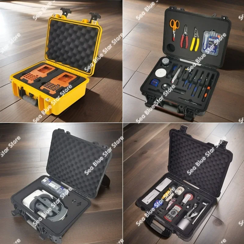 protective box, safe explosion-proof three-proof box, waterproof and shockproof instrument toolbox, matching lining