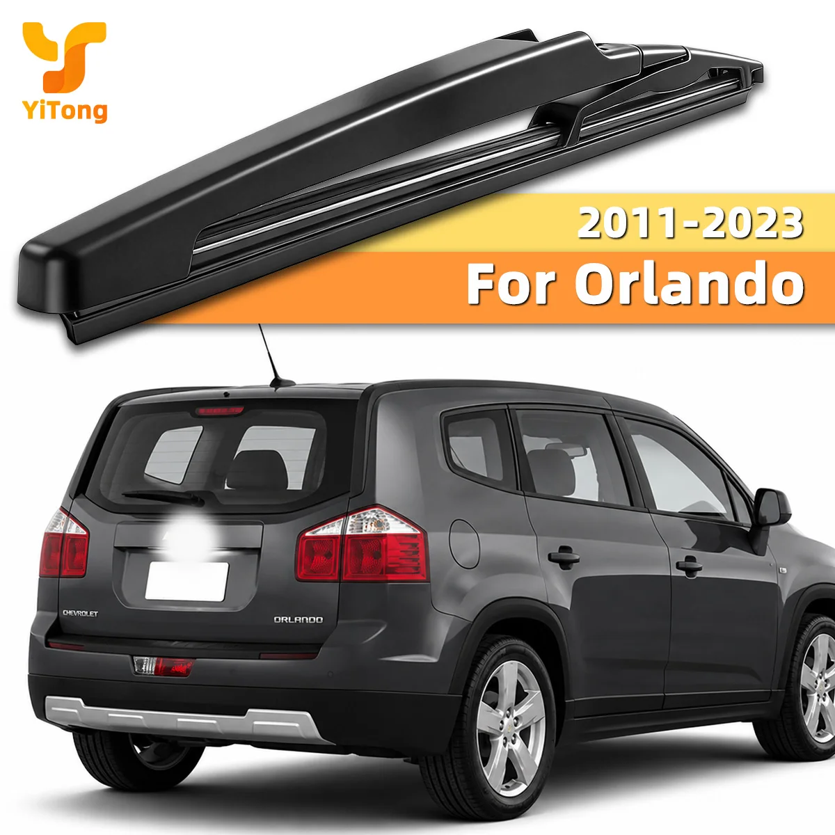 Yitong Geeignet für Chevrolet Orlando 2011-2023 Auto-Heckklappe Heckscheibenwischer Ersatz Heckscheiben-Silentwischerblatt