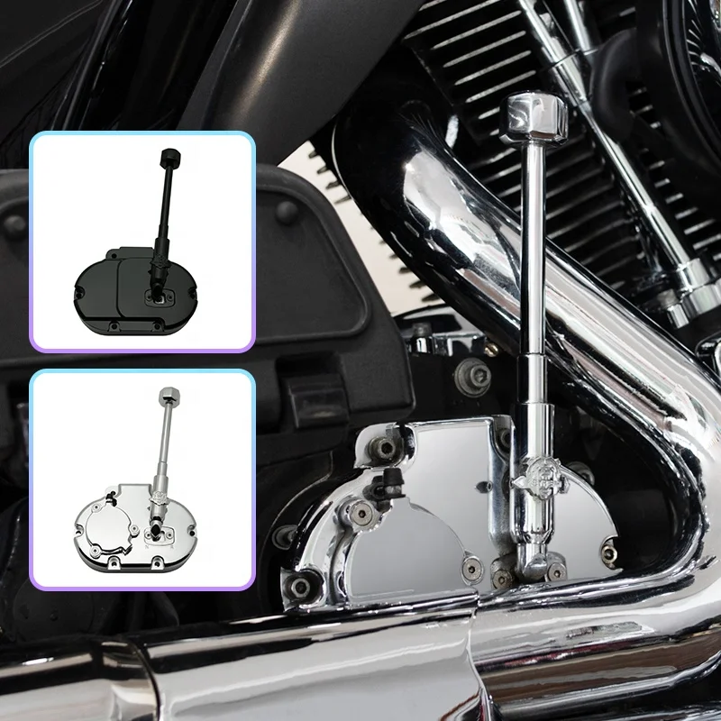 Keybear HD Touring Model Motorcycle 6-Speed Reverse Gear Box System 103/117/114 Alloy Black Chrome A-CLASS Fit for