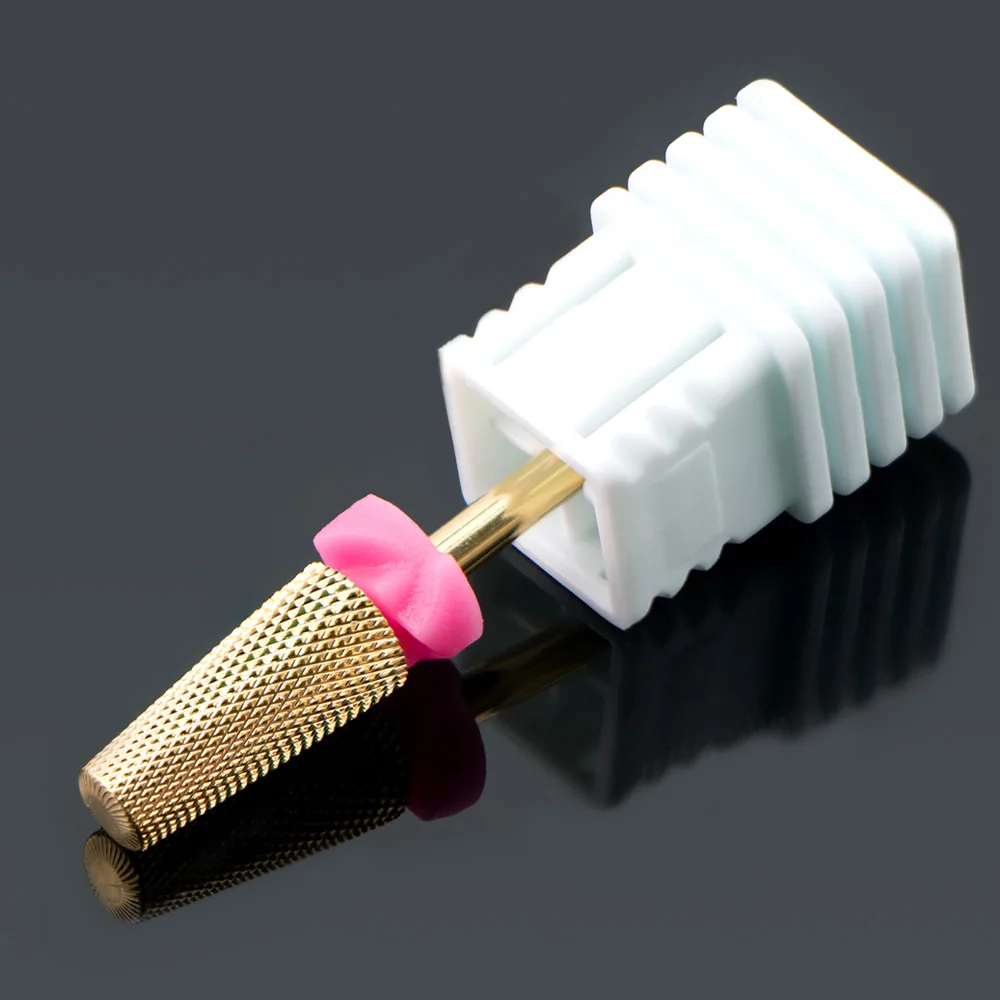 5 في 1 التنغستن الصلب مسمار لقمة ثقب قاطعة المطحنة عبر الأسنان مانيكير ملف أداة قص الأظافر UV هلام طلاء الأظافر إزالة مثقاب الخشب #3