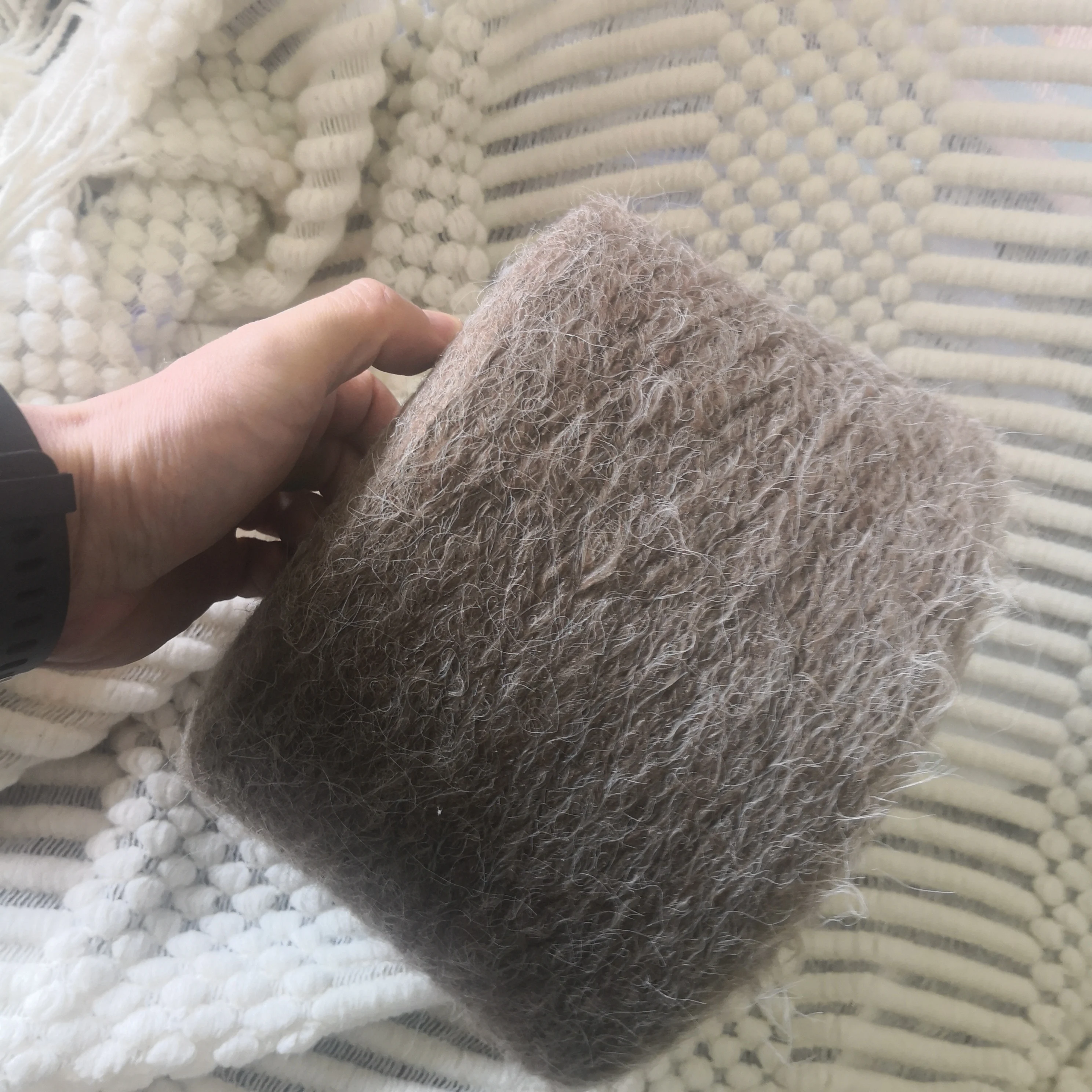 

Super Soft Rabbit Hand Knitting Wool Warm Crochet Mohair Yarn Acrylic Anti-Pilling Sweater Scarf Thread High Quality 500g, 1Pc