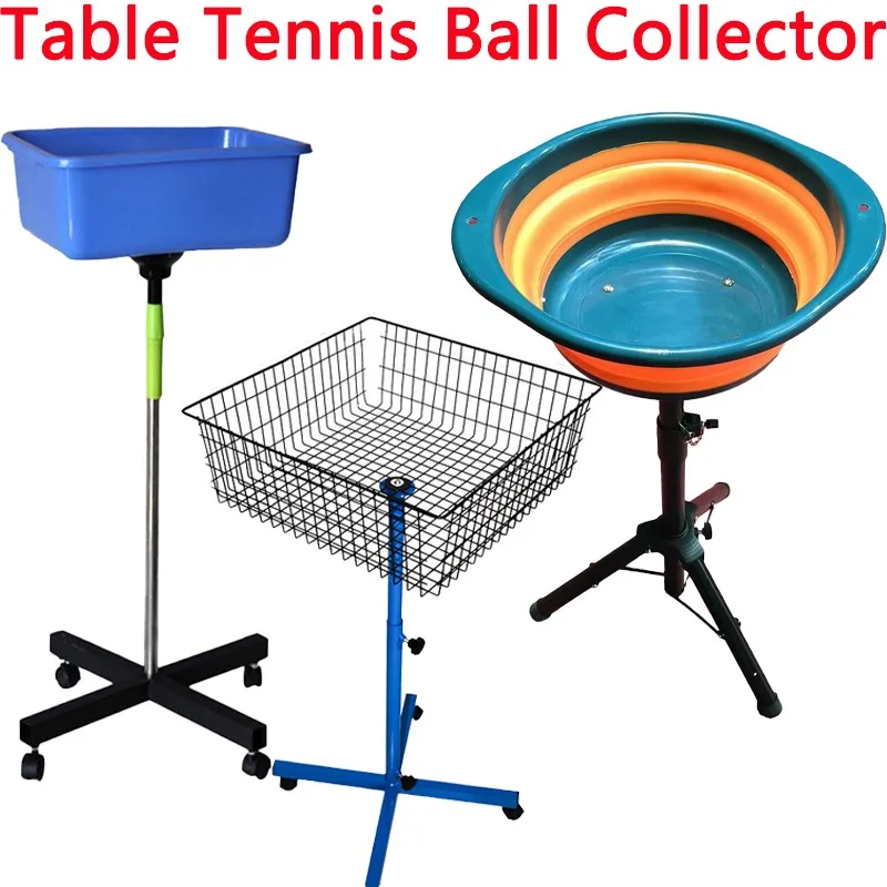 

Large Table tennis Training Device Dedicated Multi-ball Basket Collector Set Moving Multi-ball Storage Basin Tennis Accessories