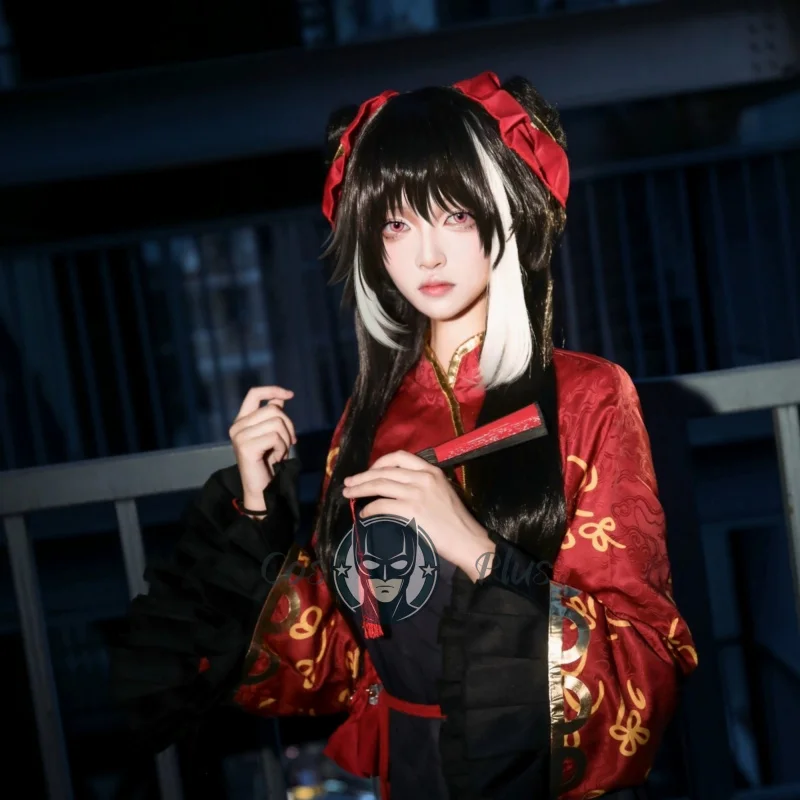 บริษัทลิมบัส ‌   เจีย ซีชุนคอสเพลย์อะนิเมะเครื่องแบบชุดกี่เพ้าสีแดงชุดฮาโลวีนปาร์ตี้คาร์นิวัลผู้ชายผู้หญิงเสื้อผ้าชุด