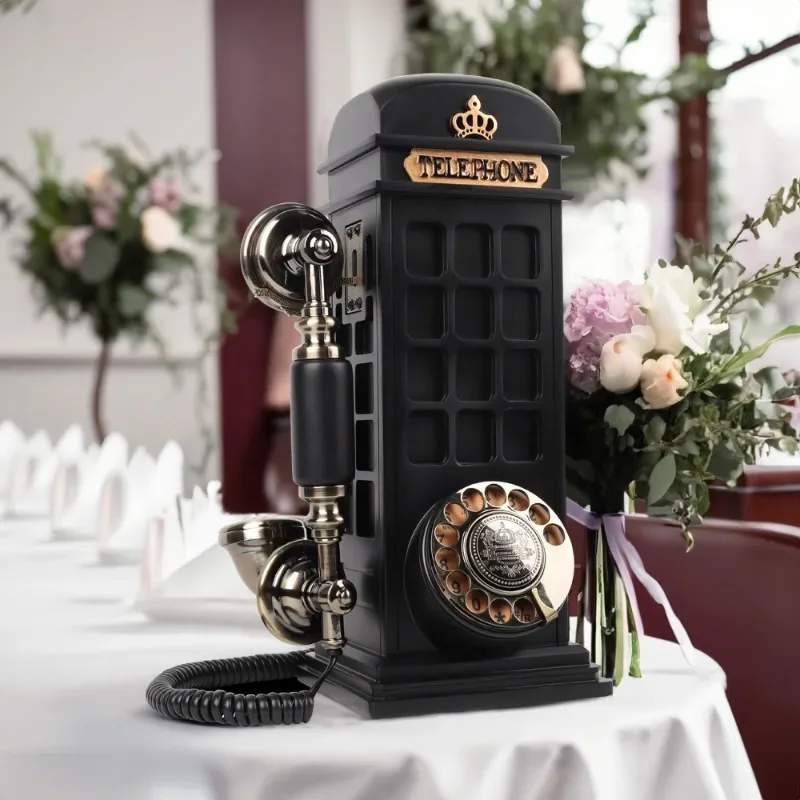 DurableVintage Fixed Landline Recording Phone Wedding Message Fixed-line Phone
