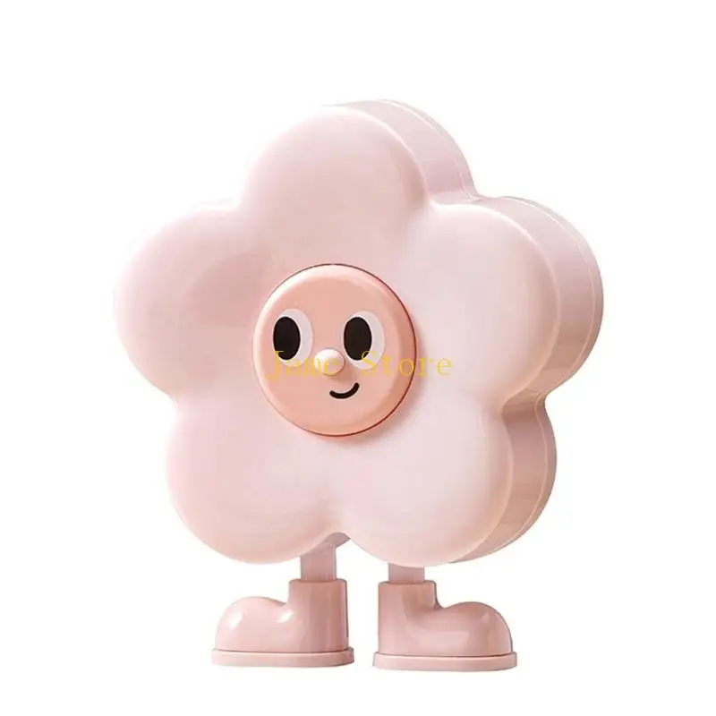 LX0B Unique Flower Design Milk Teeth Holder Safe & Strong ABS & Tooth Keeper Gift