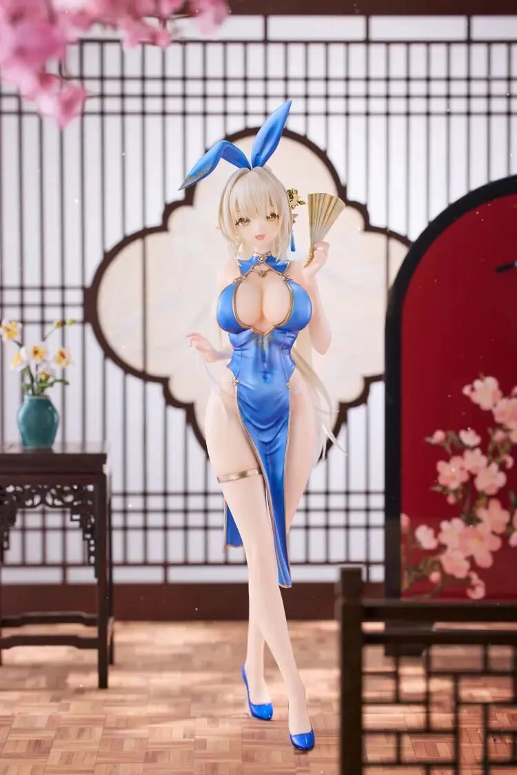 

Judai 27cm Original Koikoi Sakura Chaperina Philosys Bunny Qipao China Dress Action Figure Model Doll Toys