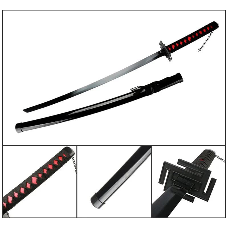 104cm Katana Schwert Bleichmittel Kurosaki Ichigo Katana Holz Rollenspiel Anime Waffe Schwert Spielzeug Katana Requisite