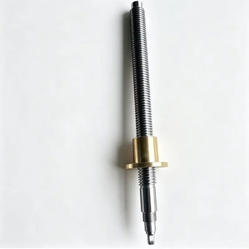 High Precision Trapezoidal Lead Screw with Brass Nut for CNC Machine Tools