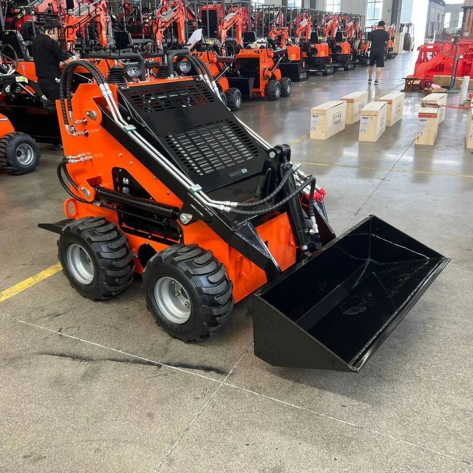 Export small sliding loader for the United States Dual pump dual valve EPA-certified 380 type wheeled loader
