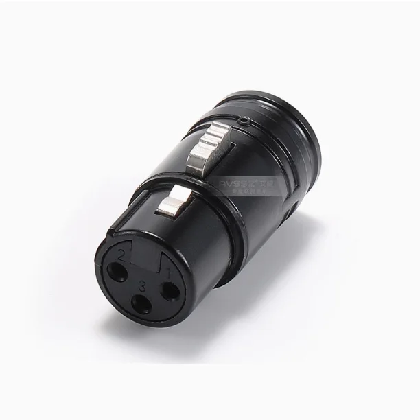 20 шт. 3-контактный XLR новый высококачественный черный корпус золотой штифт короткий профессиональный 3-контактный прямоугольный XLR штекер «папа-мама» три ядра