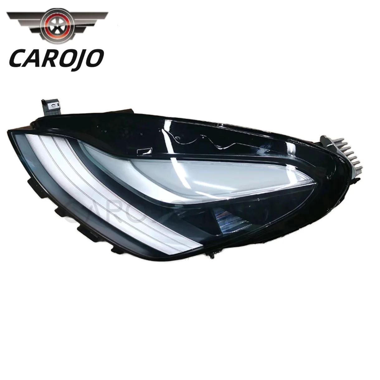 Powerful LED Auto Lamp Universal Car Headlight for Tesla Model 3 1077371-10-I 1077372-10-I Front Glass Model Size Model3