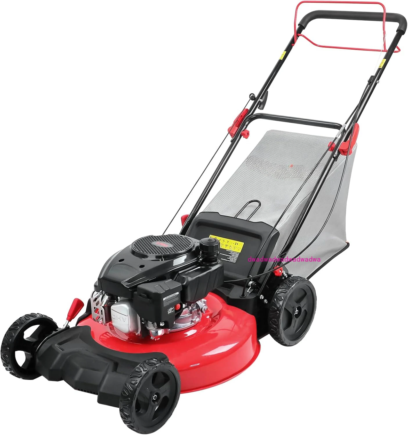 

Self Propelled Gas Lawn Mower, 21-Inch 170cc OHV Engine RWD 3-in-1 with Bagging 2024 Version