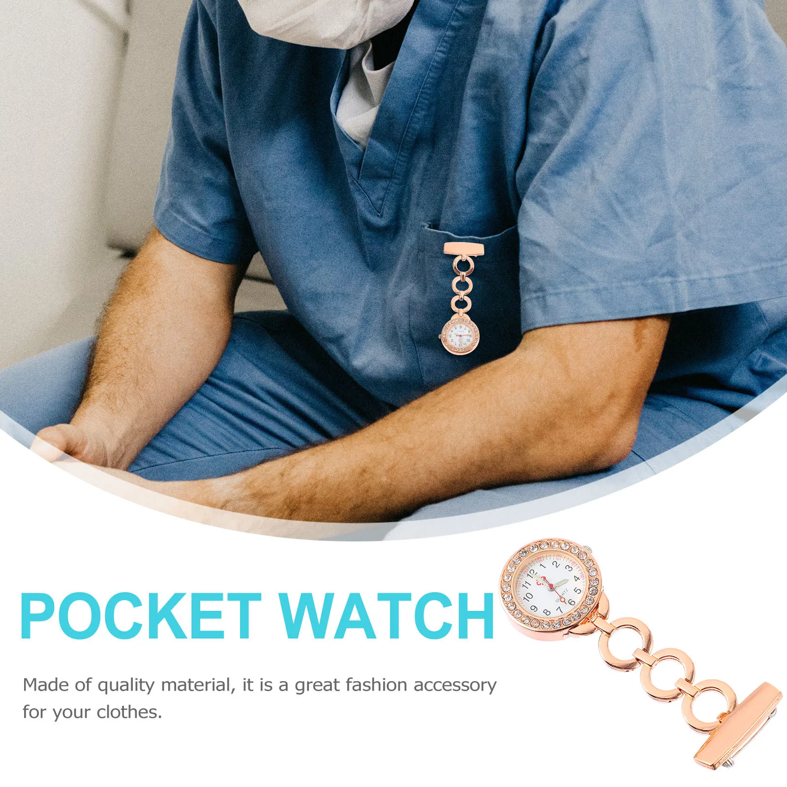 

Hanging Chest For Women Women Pocket Portable Fob Watch Medical Staff Gift Pocket Watch Nurse Accessories