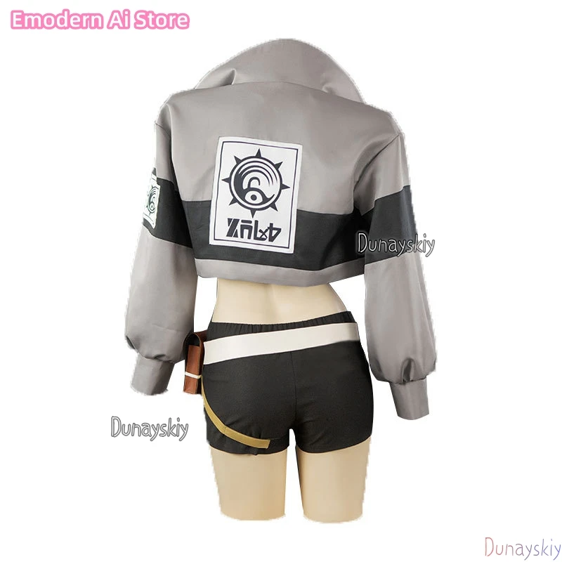 

New Anime GACHIAKUTA Cosplay Riyo косплей Punk Fashionable Short Jacket Shorts Y2K Uniform Jirai Kei Girls Wigs Bag 코스프레