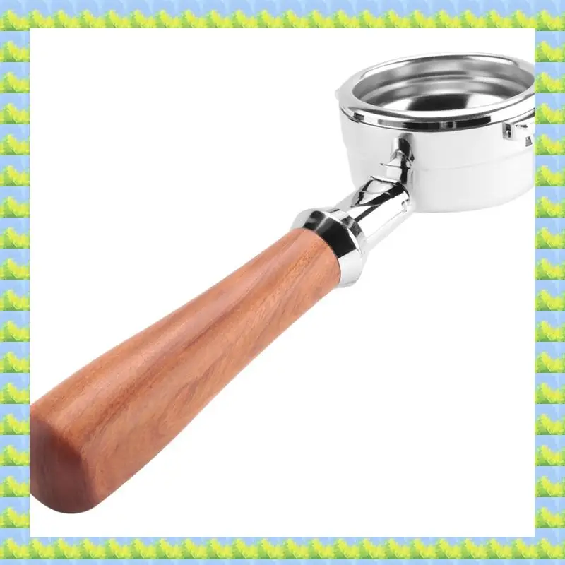 

FZFZ 3X Coffee Bottomless Portafilter Coffee Machine Wood Handle Filter Coffee Accessories For Welhome KD-310/KD-510 K888