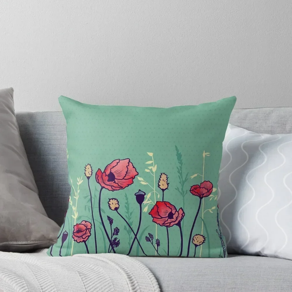 

Summer Field Throw Pillow Couch Pillows Decorative Sofa Cushion Luxury Sofa Cushions New year pillow