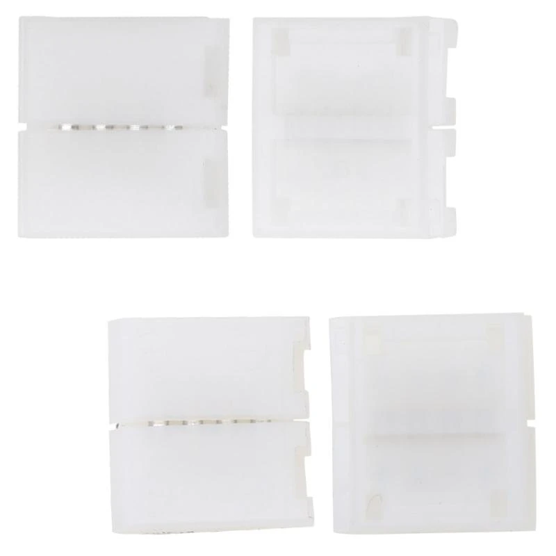 L43A L43A Solderless Clip-on Coupler Connector 4 Pin 10mm For 5050 RGB LED Strip Light - Aliexpress Deal
