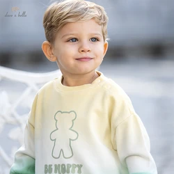 Dave Bella Spring Kids Sweatshirt Brand Boys Girls Cartoon Print Sweatshirts Baby Toddler Cotton Pullover DB1233804