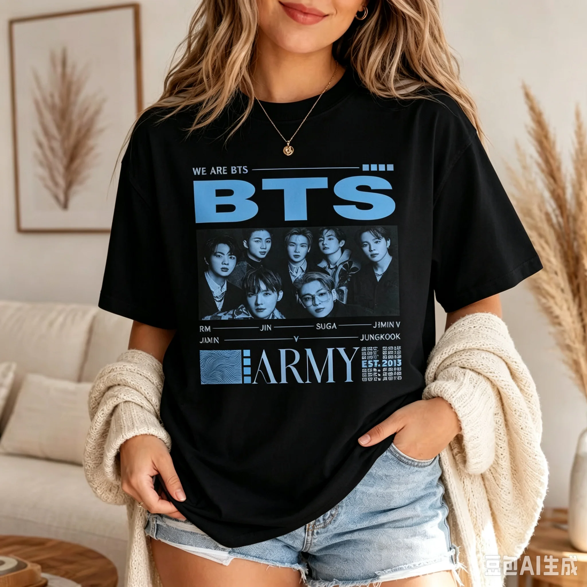 Men'S Fashion Outfits - Camiseta Gráfica BTS Arirang 2026 para