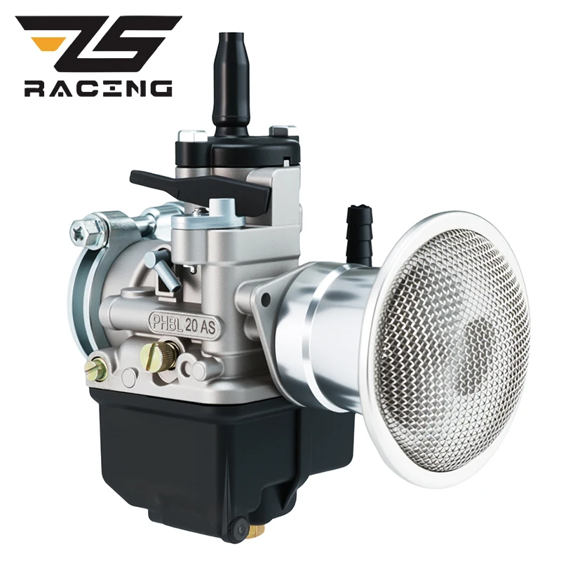 

ZS Racing Dellorto PHBL 20AS R2706 Carburetor For 2 Stroke 50cc 70cc 90cc 125cc Motorcross