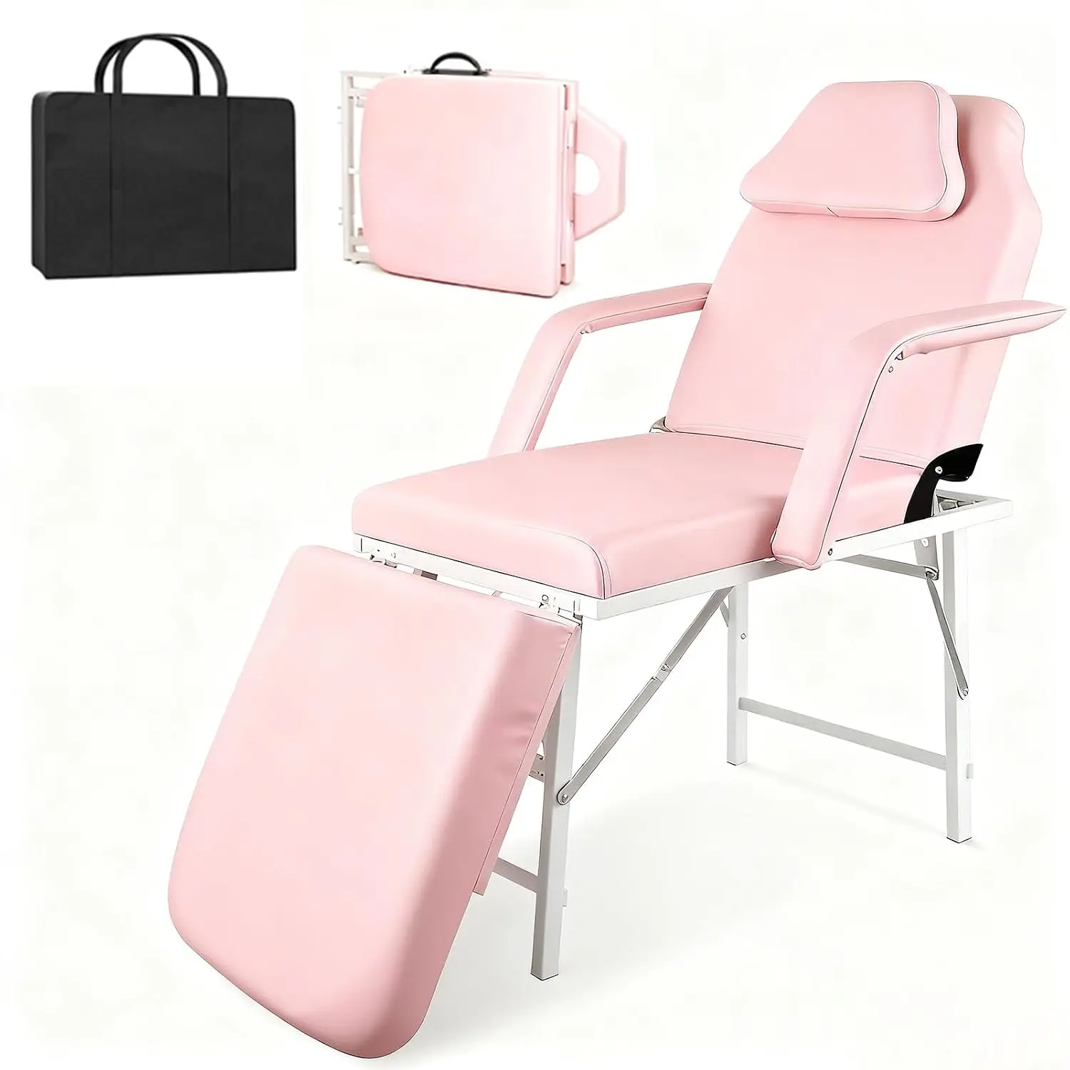 Pink Foldable Tattoo Chair 73
