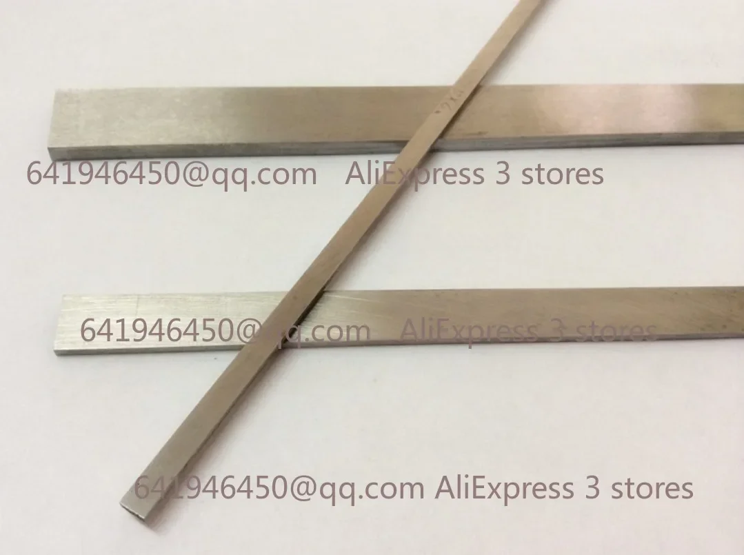 Ferramentas de torneamento de aço de alta velocidade, comprimento 200mm, largura 2 ~ 20mm, barra de faca de aço branco, faca super dura, ferramentas de usinagem de torno em branco, 1 peça