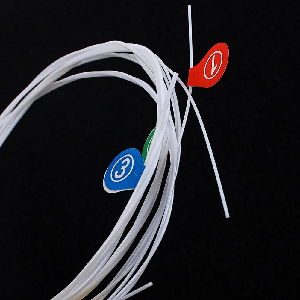 

4Pcs Ukulele Strings Aecg Nylon Best Substitute Enhanced Brightness Volume Durable High Grade Material Ukulele String