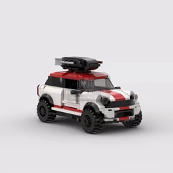 MOC MINI Countrymanspeed JCW racing Racer Building Blocks Brick Creative Garage Toys for Boys Gifts