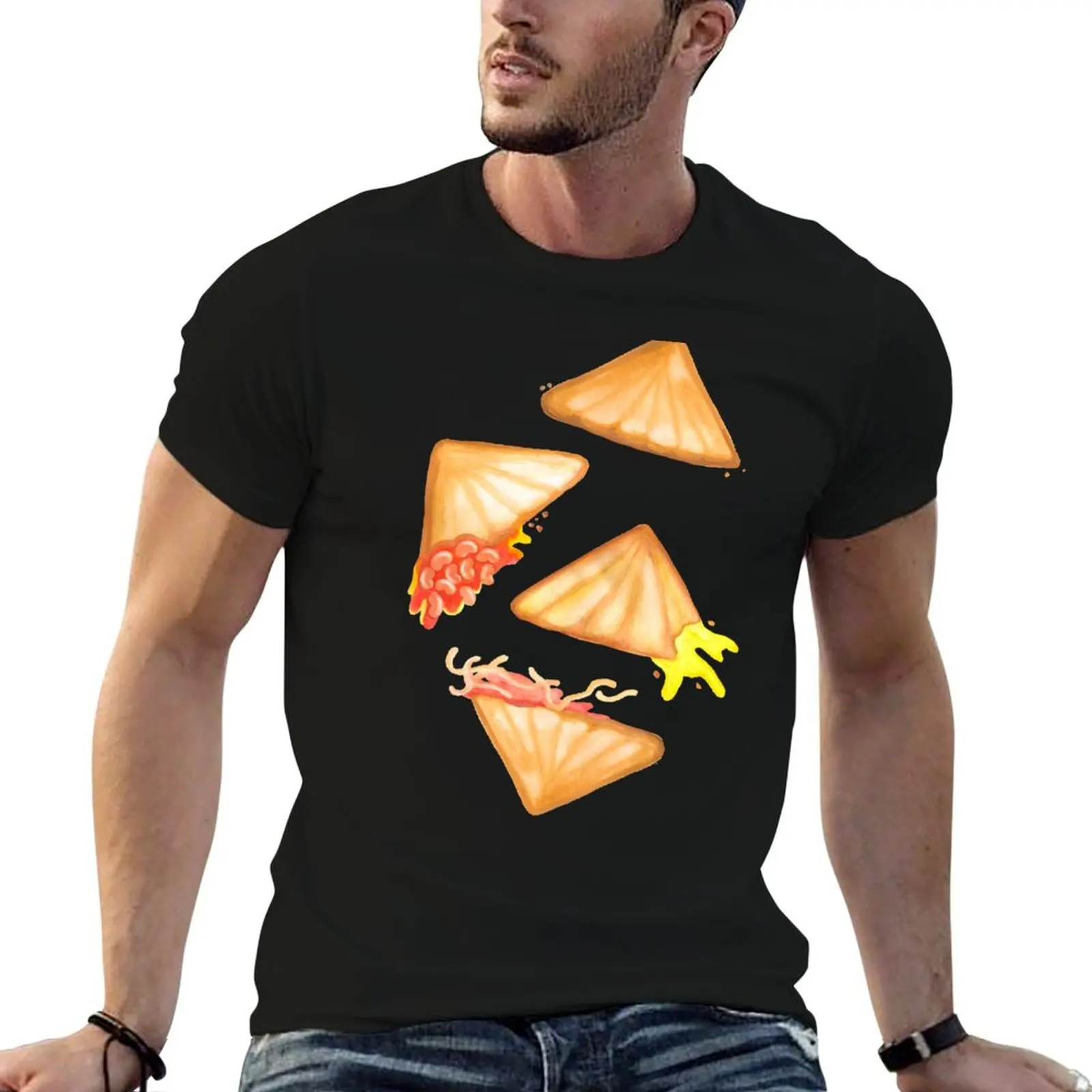 

Желтая футболка Jaffle Life: футболки с аниме для мужчин, персонализированные футболки для мужчин, забавная футболка с рисунком