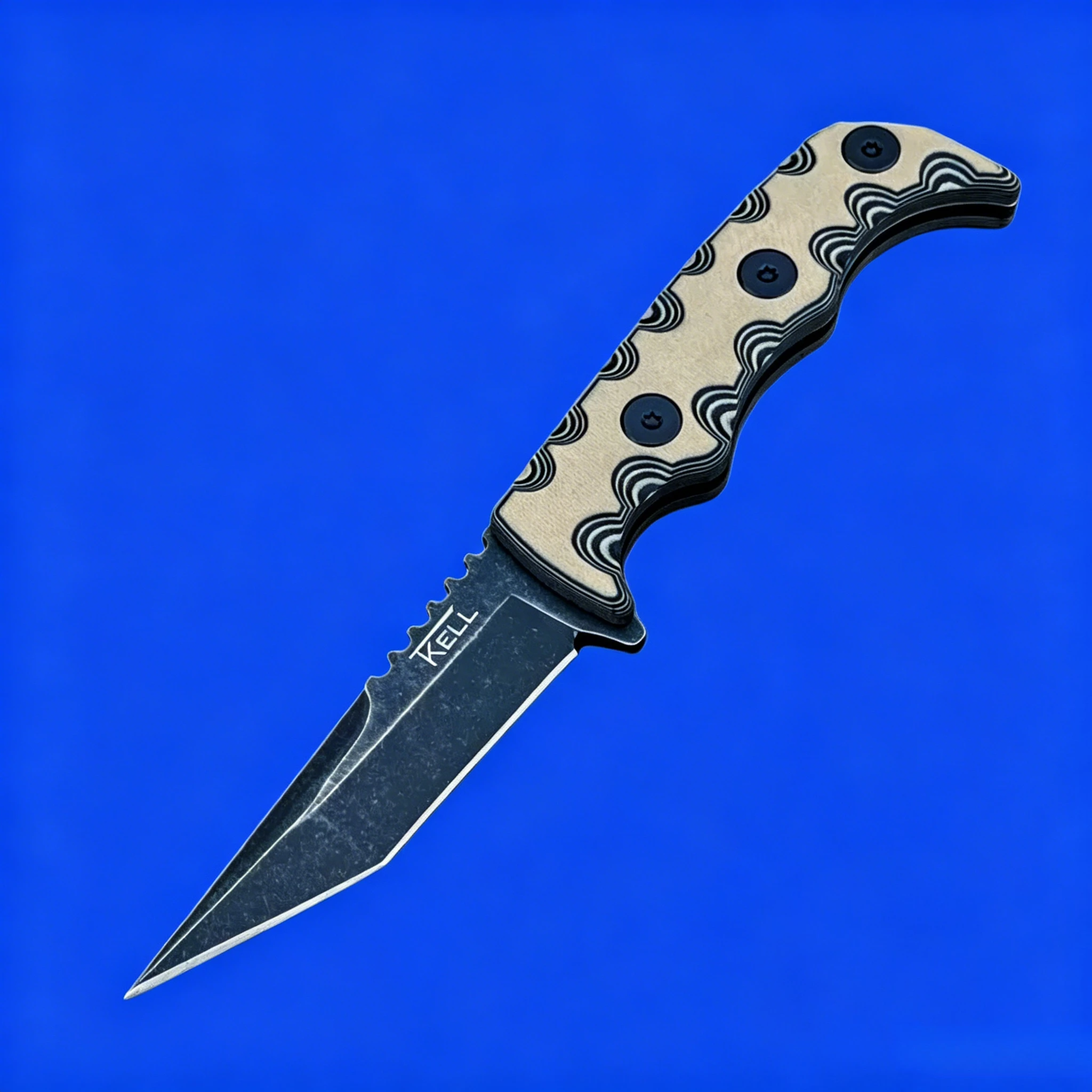 アウトドアアドベンチャー用固定刃ナイフ、7cr13movの刃と耐久性のあるg10ハンドル、荒野でのキャンプ、ハイキング、バーベキューに最適
