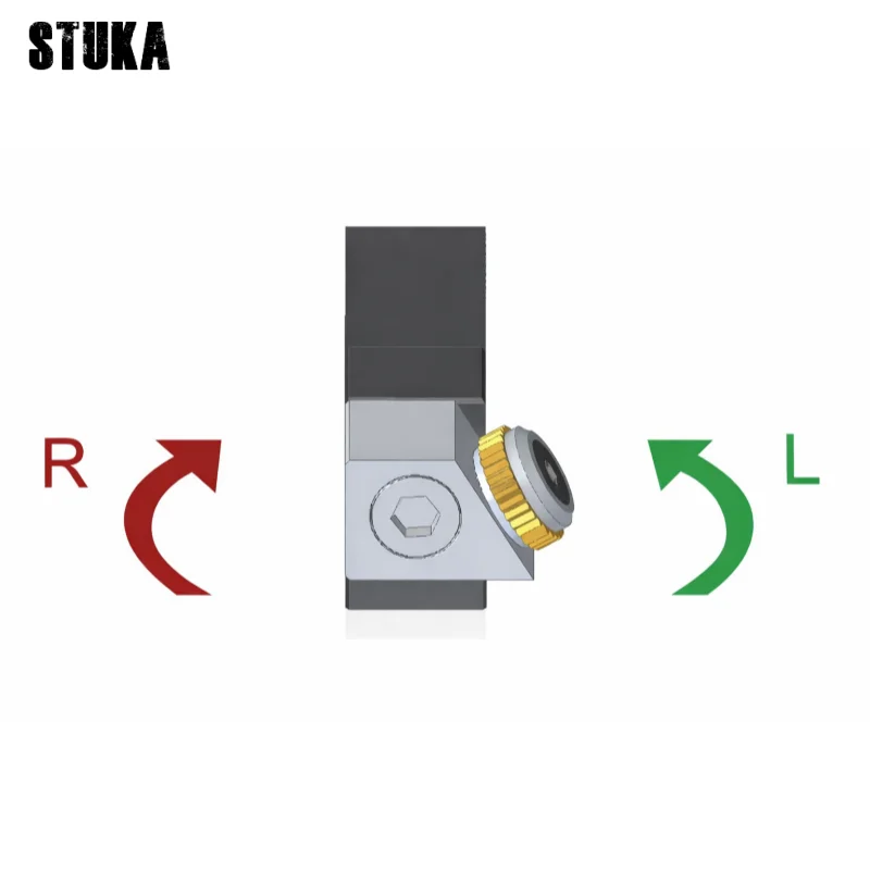 Stuka Cut Knurling 16*20mm 20*20mm 25*25mm Single straight Wheel Tools For CNC Lathe