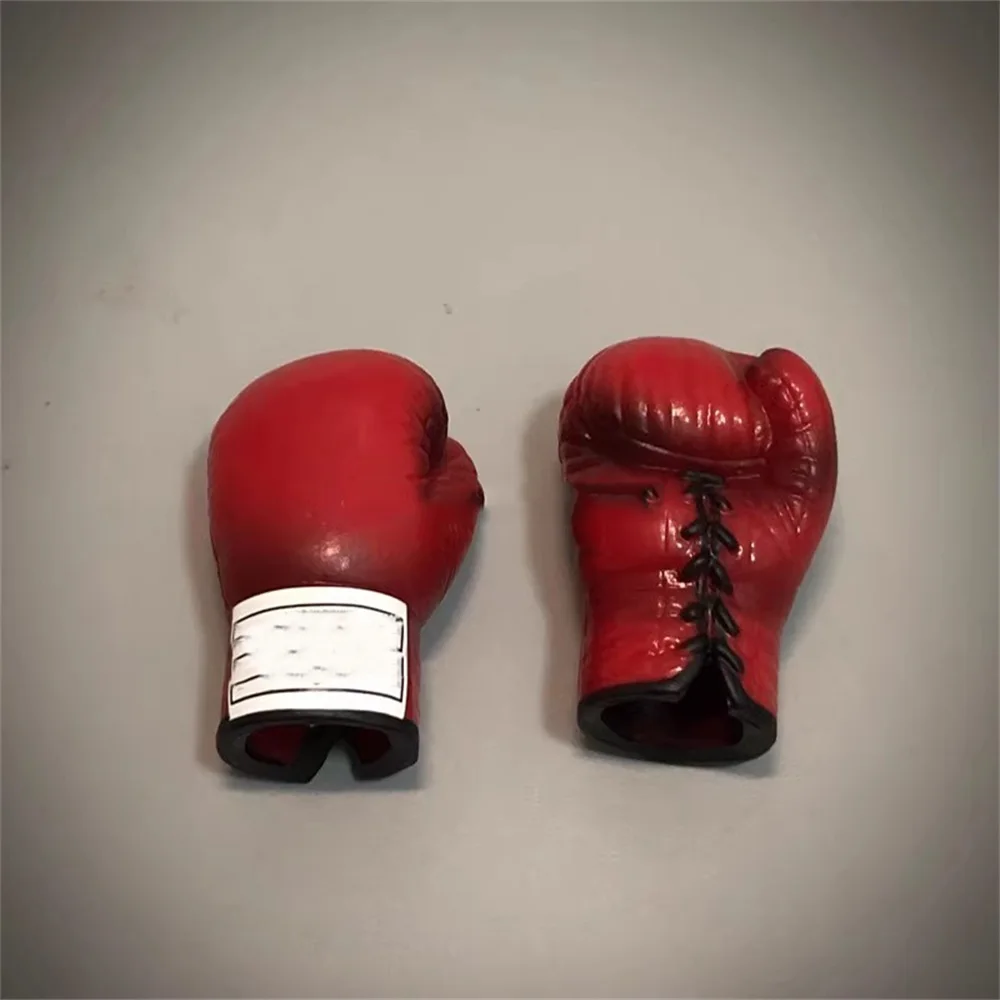 YYDS 1/6 Male Soldier Accessories Professional Red Boxing Gloves Model Fit 12'' Action Figure Body In Stock Collection