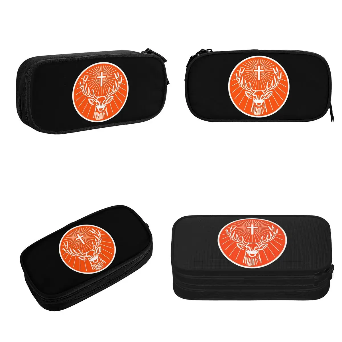 Jagermister Grande Capacidade Lápis Casos, Pen Bags, Pen Box, Pencil Pouch para Meninos e Meninas, Estudantes Papelaria, Escola e Escritório